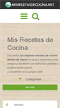 Mobile Screenshot of misrecetasdecocina.net